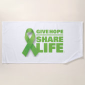 臓器提供認識度ビーチタオル ビーチタオル (正面)