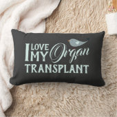 臓器移植のレシピエントが大好き ランバークッション (ブランケット)