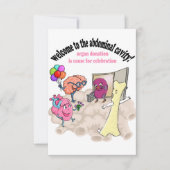 臓器移植の招待 招待状 (正面)