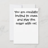 臓器移植の招待 招待状 (裏面)