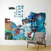 臓器移植を奨励するポスター タペストリー (インサイチュ(横))