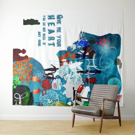 臓器移植を奨励するポスター タペストリー (インサイチュ(横))