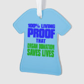 臓器移植レシピエントオーナメント オーナメント (正面)