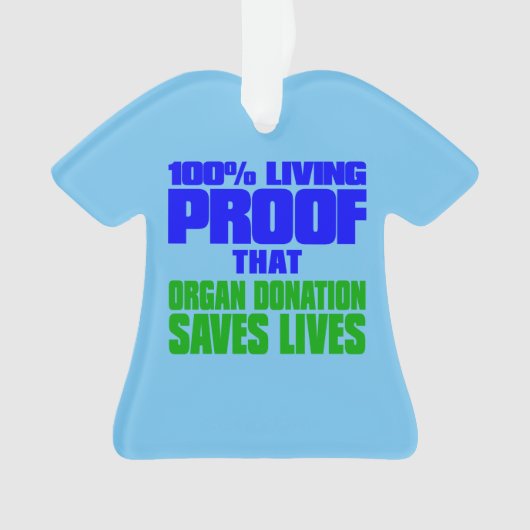 臓器移植レシピエントオーナメント オーナメント (正面)