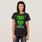 臓器移植腎臓移植者 Tシャツ (正面フル)