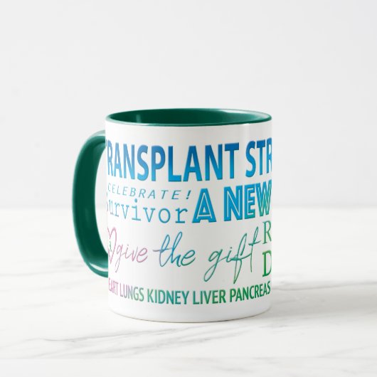 臓器移植認識度Mag マグカップ (正面左)