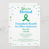 臓器移植資金調達者招待状 招待状 (正面/裏面)