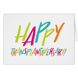 臓器移植 | Happy Transplantaversary Card