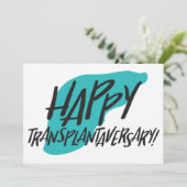 臓器肝臓 |両面カード 招待状 (スタンド正面)