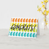 臓器腎 |おめでとうグリーティングカード カード (黄色い花)