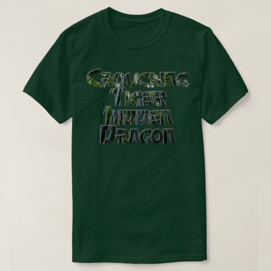 臥虎隠ドラゴン Tシャツ (デザイン正面)