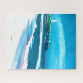 臥龍ビーチライトハウスNSW ジグソーパズル (横)