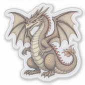 臥龍 シール (正面)
