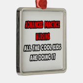 臨床おもしろいRNスペシャリストのシャツとギフト メタルオーナメント (右)