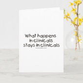 臨床で起こることが臨床に残る カード (黄色い花)