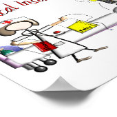 臨床インストラクターアートポスター – エンボススタイル ポスター (角)