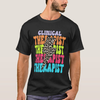 臨床セラピストセラピー相談員 Tシャツ