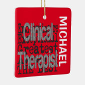 臨床セラピスト体外カスタム セラミックオーナメント (右)