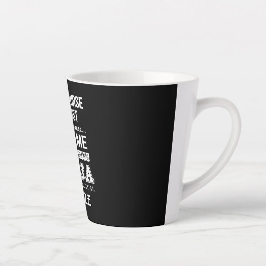 臨床ナーススペシャリストTシャ数々のツ – -tasking N カフェラテマグ (右)