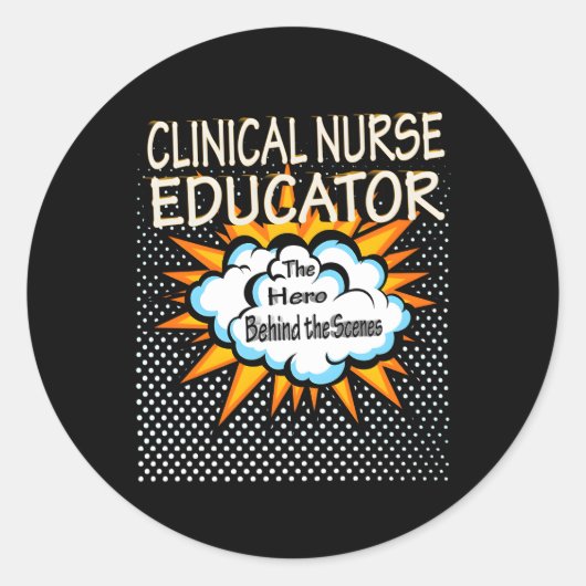 臨床ナース教育者のヒーローの仕事 ラウンドシール (正面)