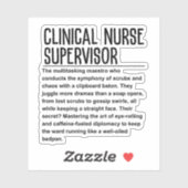 臨床ナース管理者 シール (シート)