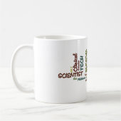 臨床実験室の単語の争奪のコーヒー・マグ コーヒーマグカップ (左)