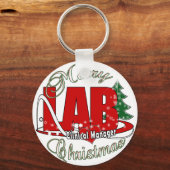 臨床室管理者メリークリスマス キーホルダー (正面)