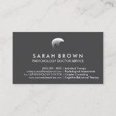 臨床心理学博士グレー 名刺 (裏面)