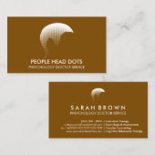 臨床心理学博士ブラウン 名刺 (正面/裏面)