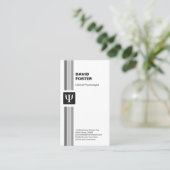 臨床心理学者 – 心理学Psiシンボル 名刺 (スタンド正面)