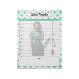 臨床日程を自分に合わせないこと ノートパッド