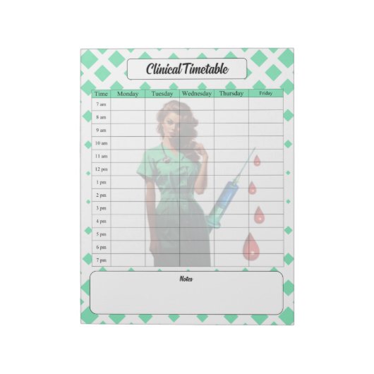 臨床日程を自分に合わせないこと ノートパッド (回転)