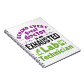 臨床検査技師が疲れ果てている ノートブック (右側)