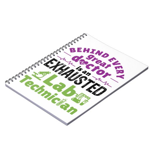 臨床検査技師が疲れ果てている ノートブック (左側)