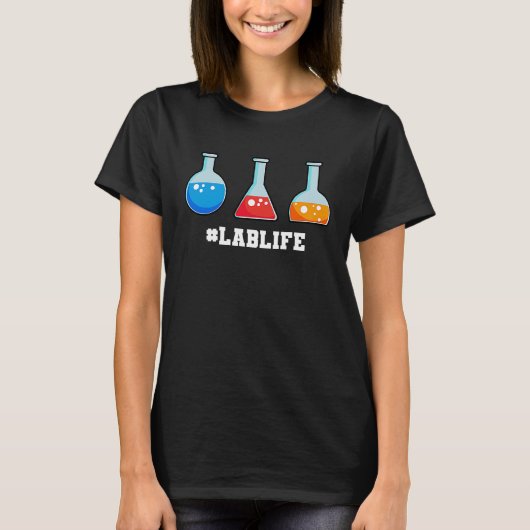 臨床検査技師ビーカー医科学研究所 Tシャツ (正面)