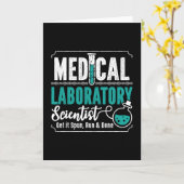 臨床検査技師 カード (黄色い花)