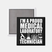 臨床検査技師 マグネット (正面/裏面)