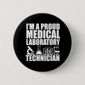 臨床検査技師 缶バッジ (正面)