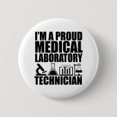 臨床検査技師 缶バッジ (正面)
