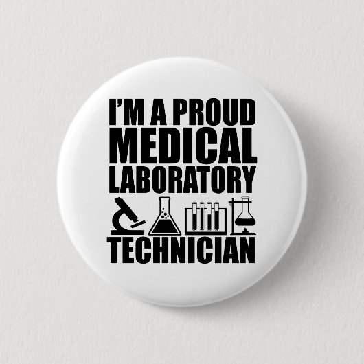 臨床検査技師 缶バッジ (正面)