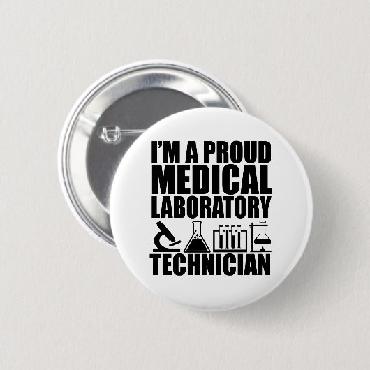 臨床検査技師 缶バッジ (正面&裏面)