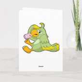 臨床用体温計を持つパラワット カード (裏面)