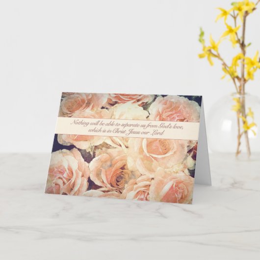 臨床的鬱病のためのキリスト教の勇気付けられる カード (黄色い花)