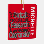 臨床研究コーディネーター超並立症 セラミックオーナメント (右)