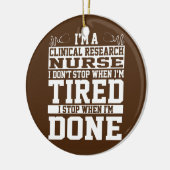 臨床研究ナースアパレル素晴らしかわいい セラミックオーナメント (左)