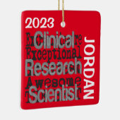 臨床研究科学者 セラミックオーナメント (右)