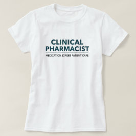 臨床薬剤師の薬剤師の専門家としての患者ケア Tシャツ