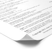 臨時の鍼治療ポイントのポスター ポスター (角)