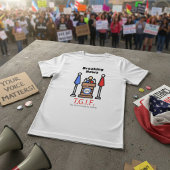 臨時ニュース T.G.I.F. 政府は機能不全 Tシャツ