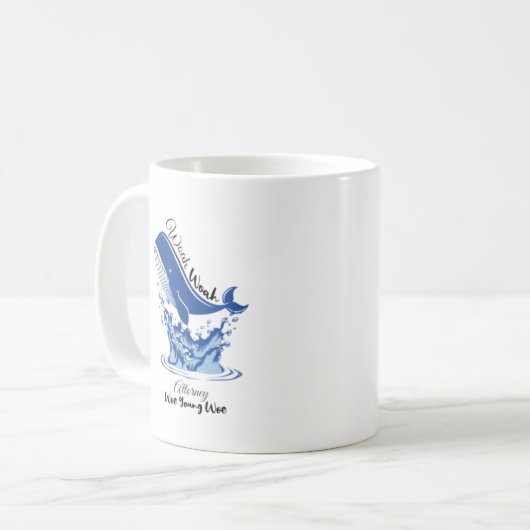 臨時弁護士ウオスペシャルマグ コーヒーマグカップ (正面左)